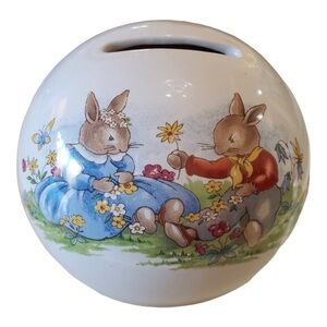 Royal Doulton Bunnykins 1936 (UK) Porcelain Piggy Bank